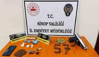 Sinop&rsquo;ta uyuşturucu operasyonu: 4 g&ouml;zaltı