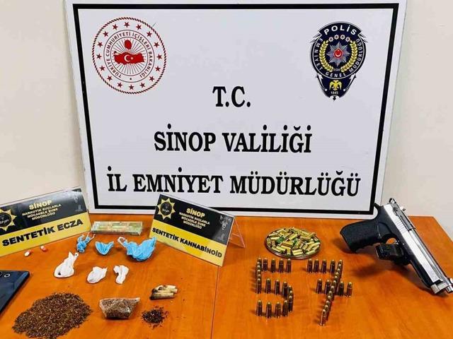 Sinop&rsquo;ta uyuşturucu operasyonu: 4 g&ouml;zaltı