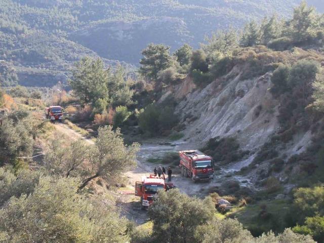 Antalya&rsquo;daki orman yangınında zararın boyutu g&uuml;nd&uuml;z ortaya &ccedil;ıktı: 2 hektar zarar g&ouml;rd&uuml;