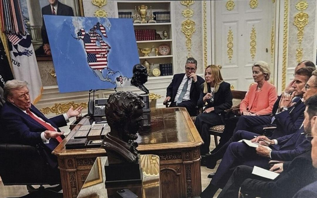 Trump tan dikkat çeken Grönland paylaşımı! 1