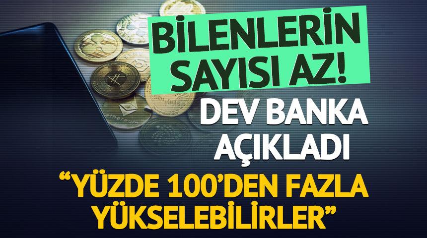 Bank Of America a&ccedil;ıkladı: "Bu kripto paralar y&uuml;zde 100'den fazla y&uuml;kselebilir"