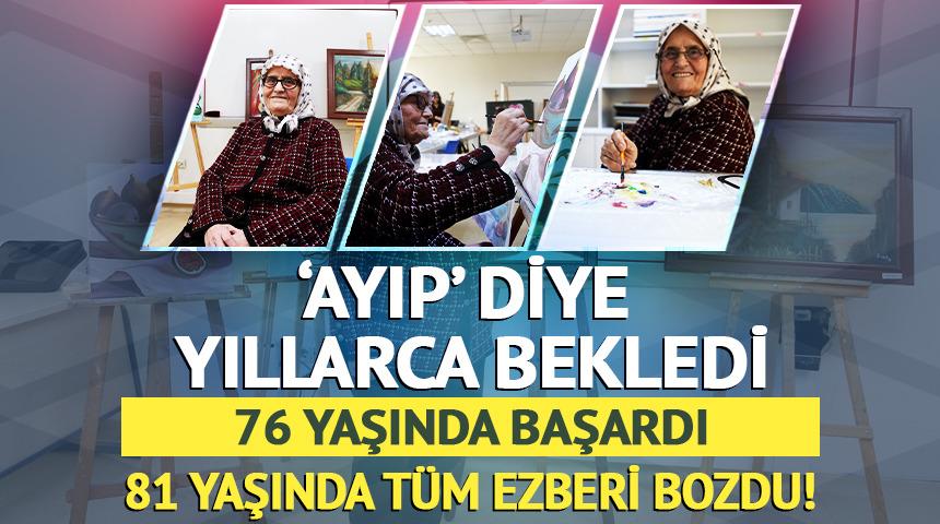Hayat boyu &ouml;ğrenci: 81 yaşında t&uuml;m ezberleri bozdu