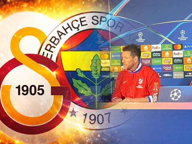 S&ouml;rloth ve Simeone G.Saray ma&ccedil;ı &ouml;ncesi konuştu! F.Bah&ccedil;e i&ccedil;in...
