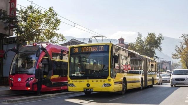 Bursa'da toplu ulaşıma yüzde 15 zam geldi