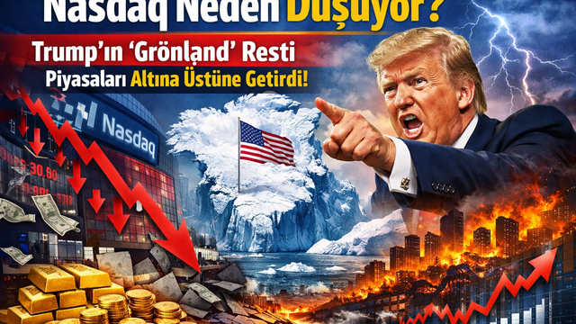 Nasdaq neden d&uuml;ş&uuml;yor? Trump&rsquo;ın 'Gr&ouml;nland' resti piyasaları altına &uuml;st&uuml;ne getirdi