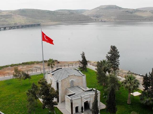 S&uuml;leyman Şah T&uuml;rbesi'nin bulunduğu b&ouml;lgede kontrol sağlandı