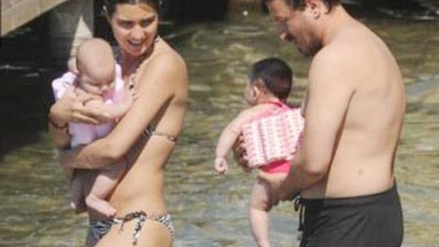 Tuba Büyüküstün ve Onur Saylak’ın ikizleri büyüdü! ''Aynı anneleri''