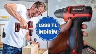 Evdeki tüm tamirat işlerini kolaylaştıran Einhell akülü matkap günün fırsatı oldu