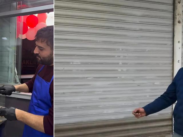 Gaziosmanpaşa'da a&ccedil;ılan d&ouml;nercinin batış hikayesi! "40 g&uuml;n a&ccedil;ık kalabildik"