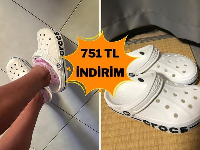 Sağlıklı adımların sırrı Crocs terlikte b&uuml;y&uuml;k indirim başladı!