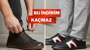 Kullanıcıların favorisi Camper erkek ayakkabılarda b&uuml;y&uuml;k fırsat