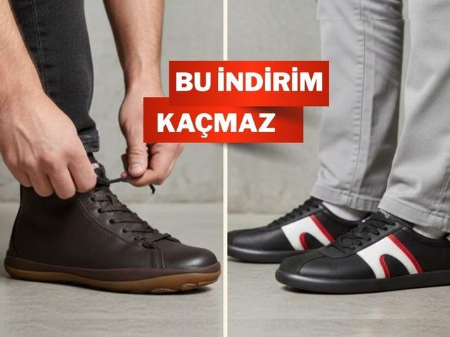 Kullanıcıların favorisi Camper erkek ayakkabılarda b&uuml;y&uuml;k fırsat