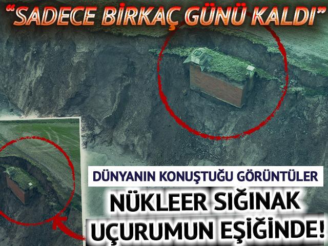 D&uuml;nyanın konuştuğu g&ouml;r&uuml;nt&uuml;ler! N&uuml;kleer sığınak u&ccedil;urumda asılı kaldı