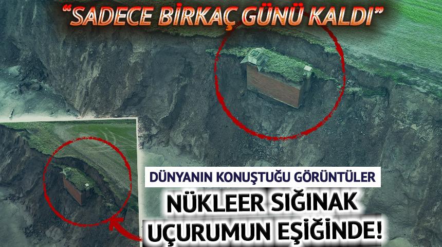 D&uuml;nyanın konuştuğu g&ouml;r&uuml;nt&uuml;ler! N&uuml;kleer sığınak u&ccedil;urumda asılı kaldı