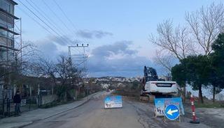 Sinop&rsquo;ta &ccedil;&ouml;ken yolda onarım &ccedil;alışmaları s&uuml;r&uuml;yor