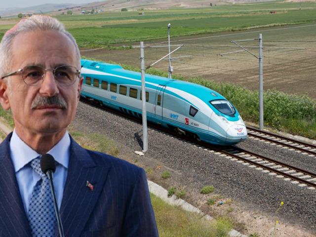 Uraloğlu'dan huzlı tren a&ccedil;ıklaması: 'Ankara-Trabzon arası 4.5 saate d&uuml;şecek'