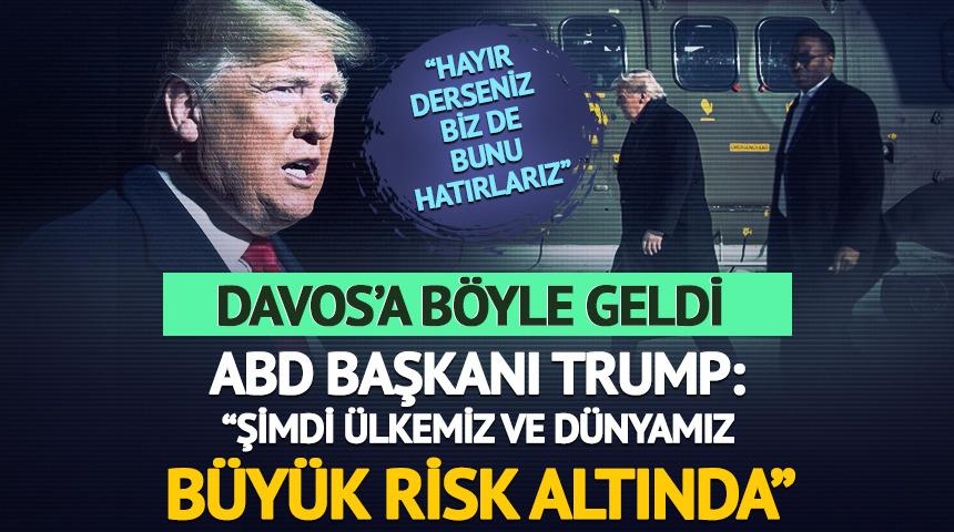 Trump'tan Davos'ta 'Gr&ouml;nland' mesajı