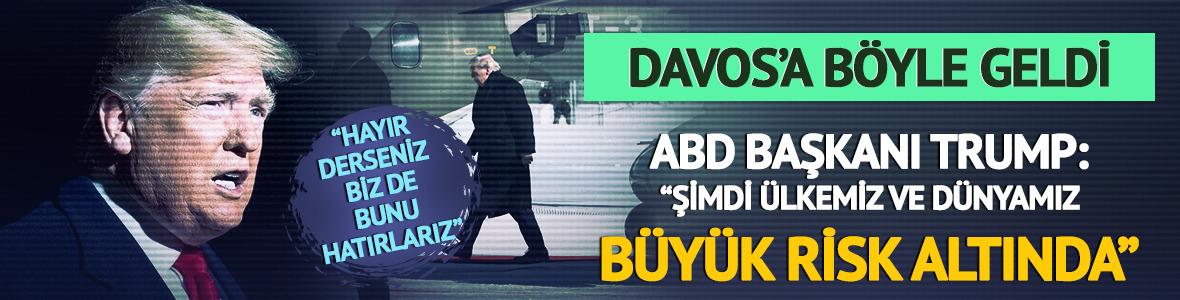Trump'tan Davos'ta 'Gr&ouml;nland' mesajı