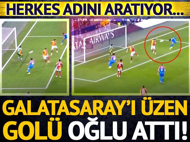 Galatasaray'ı yıkan gol oğlundan geldi! "Kaderin cilvesi bu olsa gerek!"