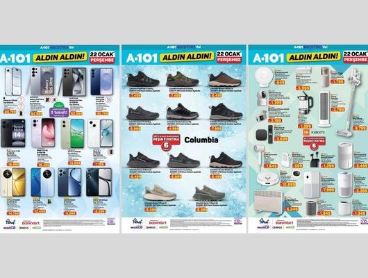 A101'e Columbia mont modelleri geliyor! 