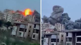 Son dakika: İsrail'den L&uuml;bnan'ın g&uuml;neyine yoğun hava saldırısı