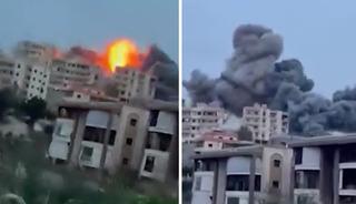 İsrail'den L&uuml;bnan'ın g&uuml;neyine yoğun hava saldırısı