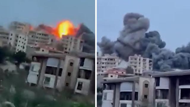 İsrail'den Lübnan'ın güneyine yoğun hava saldırısı