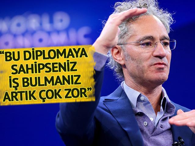 &ldquo;Bu diploması olanlar zorlanacak&rdquo; D&uuml;nyaca &uuml;nl&uuml; CEO&rsquo;dan yapay zeka &ccedil;ıkışı