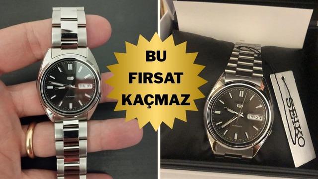 Dayanıklı, şık ve özgün: Seiko kol saati indirimde