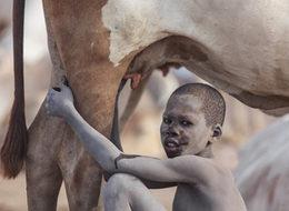 Güney Sudan'daki Mundari Kabilesi