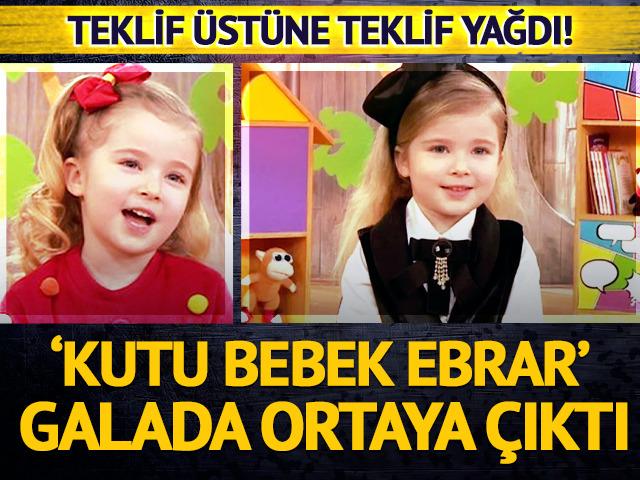 &Ccedil;ocuktan Al Haberi'nin kutu bebek Ebrar'ı galada ortaya &ccedil;ıktı! Son haline yorum yağdı 