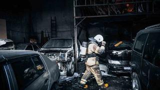 Buca’da depo yangını kısa sürede söndürüldü