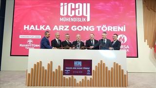 Son dakika: Borsa İstanbul'da gong &Uuml;&ccedil;ay M&uuml;hendislik i&ccedil;in &ccedil;aldı