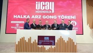 Borsa İstanbul'da gong &Uuml;&ccedil;ay M&uuml;hendislik i&ccedil;in &ccedil;aldı