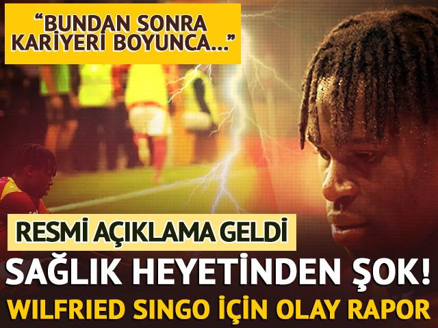 Galatasaray sağlık heyetinden şok teşhis! Wilfried Singo kariyeri boyunca sağ bek oynayamayacak iddiası! Cevap geldi