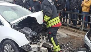 Ordu&rsquo;da otomobiller &ccedil;arpıştı: 3&rsquo;&uuml; ağır 5 yaralı