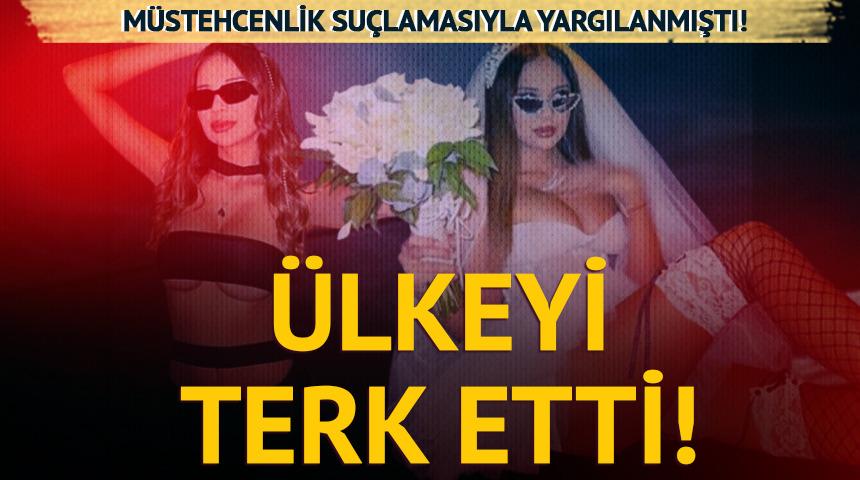 M&uuml;stehcenlik su&ccedil;lamasıyla yargılanmıştı! &Uuml;lkeyi terk etti 