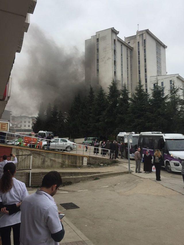 Ordu Devlet Hastanesi'nde yangın