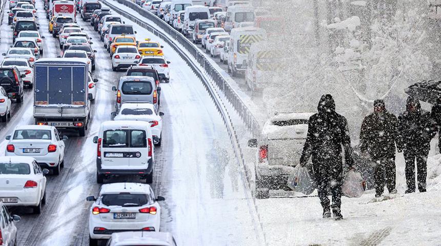 İ&ccedil;işleri Bakanlığı il il a&ccedil;ıkladı! Kuvvetli kar etkili olacak
