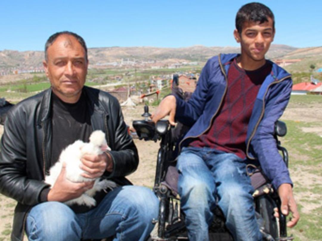 Engelli oğlunun isteği gelir kaynağı oldu