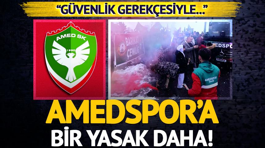 Amedspor'a bir k&ouml;t&uuml; haber daha! Erzurum'dan sonra Sivas deplasmanı da "Yasak"lı
