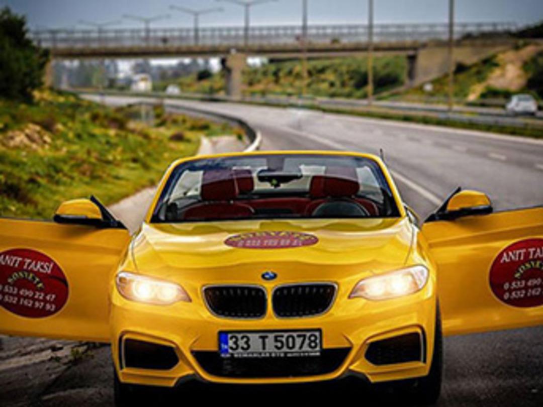 250 bin liralık l&uuml;ks otomobili taksi yaptı!