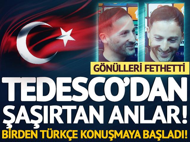 Fenerbah&ccedil;e'de Tedesco g&ouml;n&uuml;lleri fethetti! Ma&ccedil; &ouml;ncesi T&uuml;rk&ccedil;e konuştu