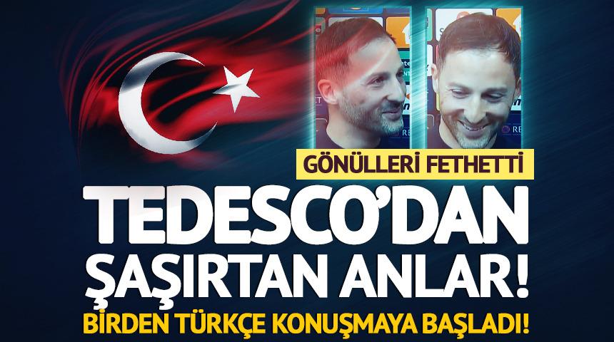 Fenerbah&ccedil;e'de Tedesco g&ouml;n&uuml;lleri fethetti! Ma&ccedil; &ouml;ncesi T&uuml;rk&ccedil;e konuştu