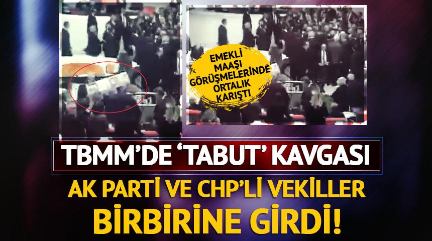TBMM'de AK Parti ve CHP'liler birbirine girdi