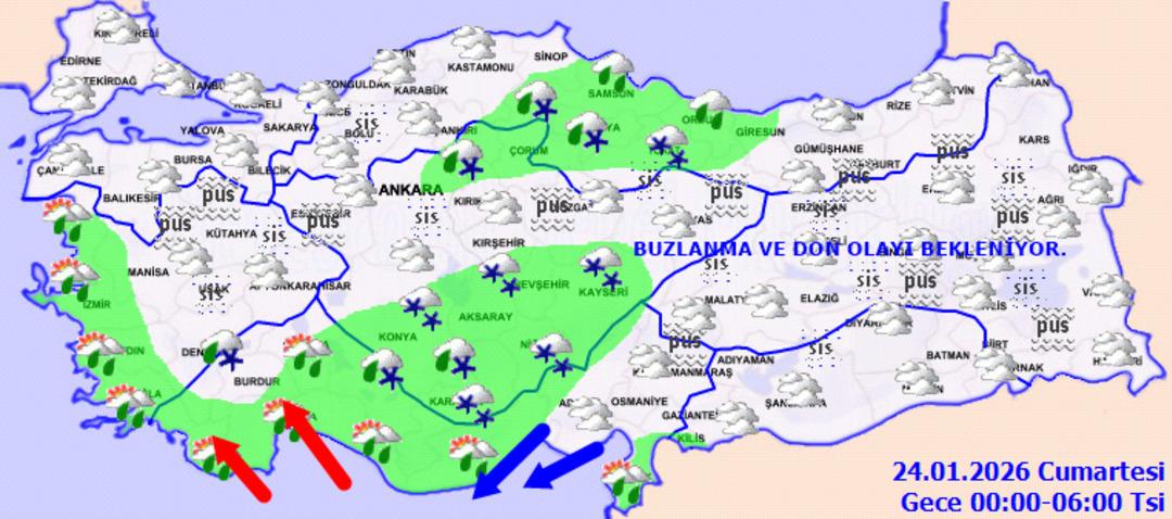 Meteoroloji den saatli uyarı: Tüm yurdu etkisi altına aldı! Kuvvetli kar ve sağanak yağış... 4