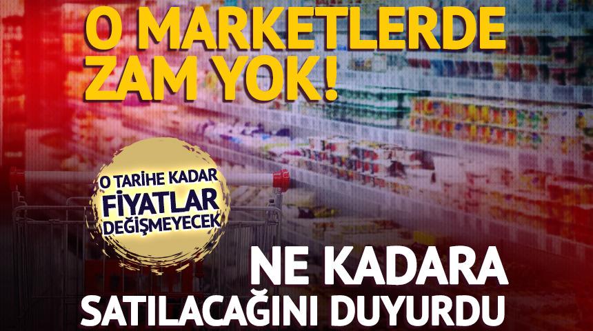 O marketlerde zam yok! Et fiyatları sabitlendi