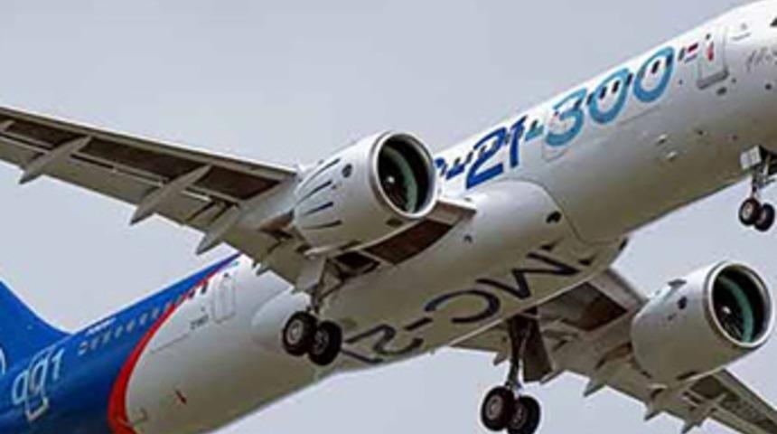 Rusya'nın Sovyetler Birliği sonrasında ilk yerli üretim uçağı havalandı