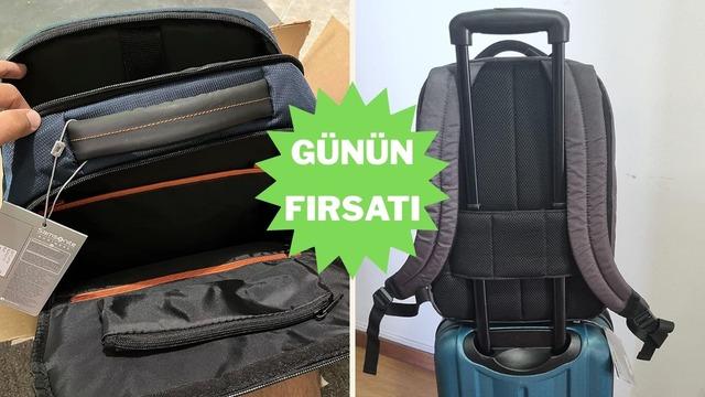 Hem ergonomik hem kaliteli: Samsonite Qibyte sırt çantasında indirim var