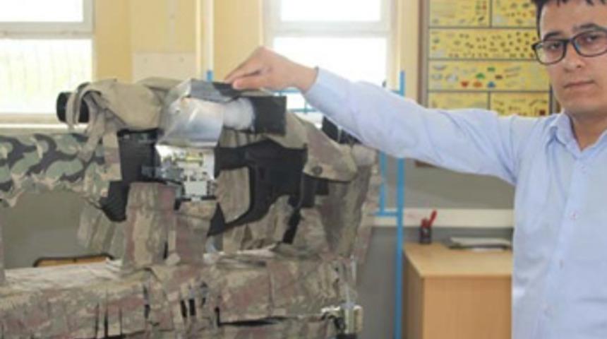 Çamaşır makinesi ve silecek motorundan üretildi
